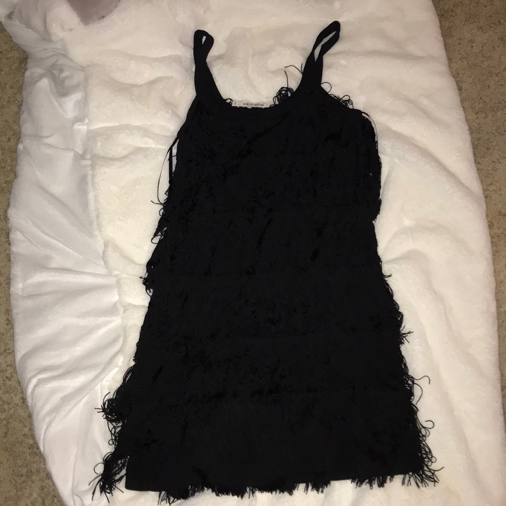 White House | Black Market Fringe Dress